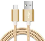 Astrotek 2m Male USB-A To Male Micro USB-B Data Sync Charger Cable Cord Gold