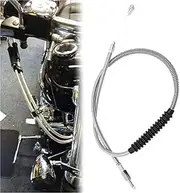 Vuzmode Motorcycle 110CM 43.3" Braided Clutch Cable, for Harley, Road King Electra Road Glide FLHR Moto Motorbike Clutch Wire Replacement