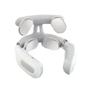 Smart Electric Neck Back Microcurrent Massager 4 Heads Floating Heating Kneading TENS Pain Relief Relaxation Massager