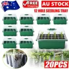 20pcs 12 Hole Plant Grow Box Seeds Seedling Tray Seed Propagation Nursery Pots