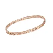 Veile Studios Creative Fashion Hollow Roman Numerals Shiny Bracelet Cuff Bangle Female Bracelets