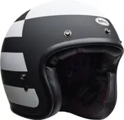 Bell C500 Parlor Jet Helmet, black-white, Size XL for Men Black White