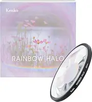 Kenko 738214 Rainbow Halo 82mm Swirl Bokeh & Light Ring Effect Prism Filter with Soft Case Glass