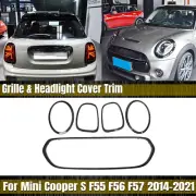 Grill Cover Front Rear Light Lamp Trim For Mini Cooper S F55 F56 F57 CB Look (for: Mini)