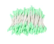 100Pcs Makeup Double Tip Swab Disposable Colorful Double Precision Tips Cotton Swabs Cosmetic Swab For Womengreen