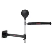 Wall Mount Boxing Spinning Bar, Spinning Bar with Punching Ball, Adjustable Boxing Speed Trainer, Reflex Boxing Bar with Gloves, Boxing Training Equipment for Kickboxing, MMA,