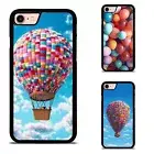 ballons flying clouds For iPhone XS 11 12 13 14 15 16 Pro Max Anti scratch Cover