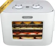 400W Food Dehydrator Stainless Steel Yogurt Fruit Jerky Dryer White