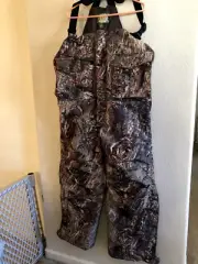 Cabela Camo BiBS Overall Mens Mossy Oak DuckBlind Size X-L