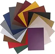 Faux Leather Fabric A3 Size Rectangular Cut Fat Square Sheets for Crafts Projects and Light Upholstery. Vegan Matt Vinyl Pleather PU Material by Neotrims. 16 Colours. Antique Beige