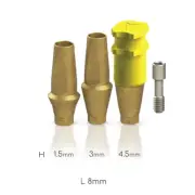 10XStraight Titanium Clicq-Pression™ Transfer / Abutment Internal Hex Zimmer® RP