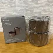 Snow Peak Cooker Titanium Solo Set Japan Free Ship