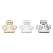 Tiered Wire Basket Stand Multiuse Fruit Bowl Holder for Onion Potato Storage