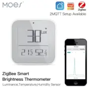 MOES ZigBee Smart Temperature Humidity Sensor Detector Brightness Thermometer
