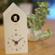 MUJI Mechanical Cuckoo clock Wall clock White Light Sensor MJ-CCWS1 Japan NEW
