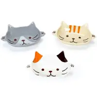 在飛比找蝦皮購物優惠-貓咪卡通雙耳盤子立體陶瓷深盤創意貓耳造型兒童個性餐具水果盤