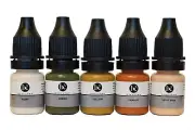 Permanent Make-up Pigment, Brow Ink Color Set for Camouflage,PMU Corrections 5pc