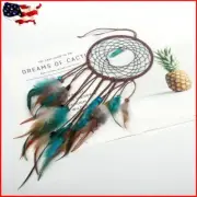 Handmade Dream Catcher LED Light Feathers Wall Hanging Dreamcatcher Decor