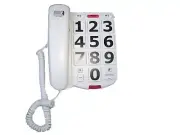 Big Button Corded Phone Amplified Hearing Impaired FC-1507