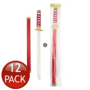 12 x Kids Plastic Ninja Sword Weapon Toy Play Pretend Costume Accessory Boys Toy