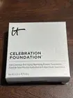 IT Cosmetics Celebration Foundation and Cosmetics Powder, Medium Beige - 0.30oz.