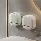 Soap Dish With Drainage Box Punch-Free Soap Holder Bathroom Drain Soap Box