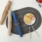 Oval Heat Resistant Pad Washable Pot Mat Table Mats Coasters for Dining Table