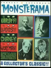 MAG: MONSTERAMA #1 1991-FOREST J ACKERMAN-KARLOFF-LUGOSI--SF VF/NM