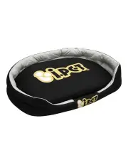 [i.Pet] Dog Bed Jumbo Pet Calming Soft Sofa Cushion Mat in Black