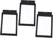 SOPOTUTU 3Pcs Handheld Reading Magnifier Page Magnifier for Seniors Lightweight Magnification for Books Newspapers Maps and Crafts Portable and Reading