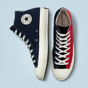 CONVERSE CHUCK 70 HI 高筒 休閒鞋 男鞋 女鞋 三色拼接 紅灰藍色 172267C