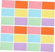 TEHAUX 300pcs Index Cards with Ruled Lines Multicolored Note Pad Study and Office Essential