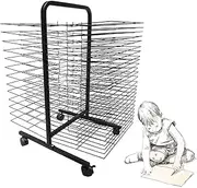 38-Tier Art Easel Clothes Rack,Double Sided Art Drying Rack,Great for Educational Schools and Art Club Rack,Space Saving Rack