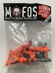 MOFOS MEN OF FELONIOUS OCCUPATIONS PLASTIC ARMY MEN TOY SOLDIERS SEALED SERIES 1