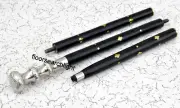 BRASS VICTORIAN HEAD HANDLE SILVER FINISH BLACK WOODEN WALKING STICK CANE GIFT