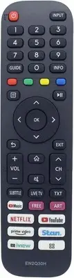 EN2Q30H Remote Control Replacement for Hisense VIDAA TV 65Q7 65SX 70S5 100L5F