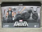 Marvel Legends The Punisher with Motorcycle action figure Deluxe series MIB
