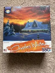 Charles White Snowed In Puzzle (550 Piece NEW in Box.)