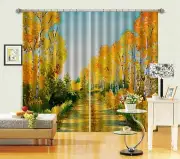 3D Autumn tree7 Blockout Photo Curtain Printing Curtains Drapes Fabric Window AU