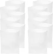 Operitacx 100pcs Thickened Foam Pouches White Shockproof Packing Wraps for Moving Storage Cushioning for Glassware Dishes Fragile Items Foam Bags
