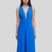 KOOKAI HAYMAN DEEP VEE MAXI DRESS