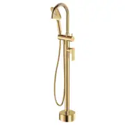 Tono Floor Mounted Bath Mixer With Hand Shower, Urban Brass