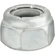 Auveco - 9538 - 12-24 Nylon Insert Hex Stop Nut Zinc (100 Pieces)