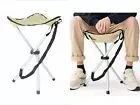 Folding Camping Stool 16.5" Portable Tripod Seat for Outdoors