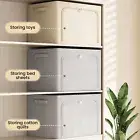 Clothes Storage Box Clothes Container Clothes Storage Box with Window for Closet