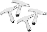 Kisangel 4pcs Drum Tuning Key Drum Key Tool for Easy Tone Lightweight Portable Accessory for Drummers and Musicians