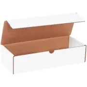 12 1/2" X 5" X 3" White Literature Mailers (50 Per Bundle)