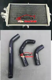 For Honda RS 125 RS125 1987-1994 93 GP125 GP R NF4 Aluminum Radiator+Black Hose