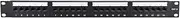 24 Ports Data Patch Panel Cat-6 Network Cable Rack Rackmount Or Wall Mount High Speed Data Patch Panel Used in Weak Wiring, Machine Room Construction
