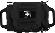 Trauma Kit, Med Kit Tactical Large Capacity Tactical First Aid, Survival Two-Piece System Med Roll for Emergency Survival Outdoor Travel Hiking